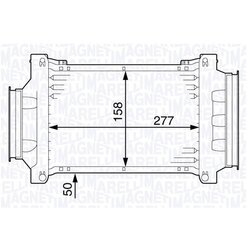 Chladič plniaceho vzduchu MAGNETI MARELLI 351319202550