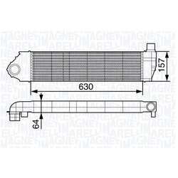 Chladič plniaceho vzduchu MAGNETI MARELLI 351319202820