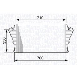 Chladič plniaceho vzduchu MAGNETI MARELLI 351319203500