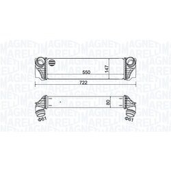 Chladič plniaceho vzduchu MAGNETI MARELLI 351319205570