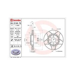 Brzdový kotúč MAGNETI MARELLI 360406037505