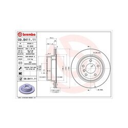 Brzdový kotúč MAGNETI MARELLI 360406124101