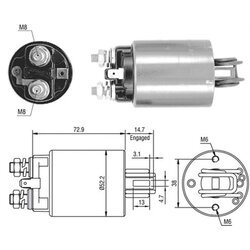 Elektromagnetický spínač pre štartér MAGNETI MARELLI 940113050409