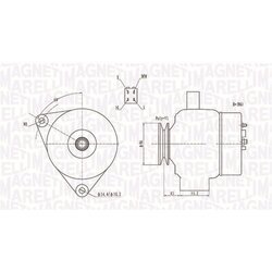 Alternátor MAGNETI MARELLI 063731783010