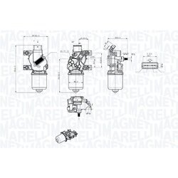 Motor stieračov MAGNETI MARELLI 064043803010