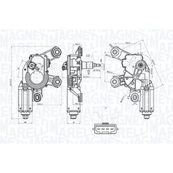 Motor stieračov MAGNETI MARELLI 064075300010