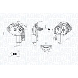 Motor stieračov MAGNETI MARELLI 064075500010 - obr. 1