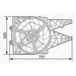 Vnútorný ventilátor MAGNETI MARELLI 069412502010 - obr. 1