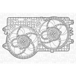 Ventilátor chladenia motora MAGNETI MARELLI 069422240010