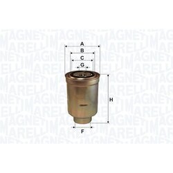 Palivový filter MAGNETI MARELLI 153071762560