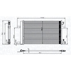 Kondenzátor klimatizácie MAGNETI MARELLI 350203760000