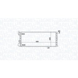 Chladič motora MAGNETI MARELLI 350213154100