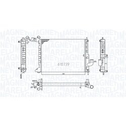 Chladič motora MAGNETI MARELLI 350213200200