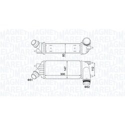 Chladič plniaceho vzduchu MAGNETI MARELLI 351319204140