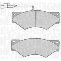Sada brzdových platničiek kotúčovej brzdy MAGNETI MARELLI 363916060546