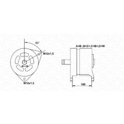 Alternátor MAGNETI MARELLI 943356258010