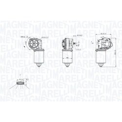 Motor stieračov MAGNETI MARELLI 064300415010 - obr. 1