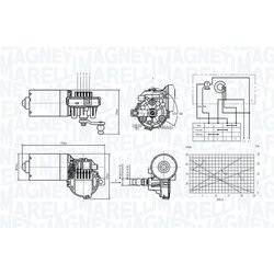 Motor stieračov MAGNETI MARELLI 064370700010 - obr. 1