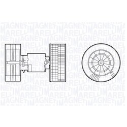 Vnútorný ventilátor MAGNETI MARELLI 069412693010