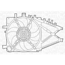 Ventilátor chladenia motora MAGNETI MARELLI 069422338010