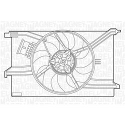 Ventilátor chladenia motora MAGNETI MARELLI 069422431010