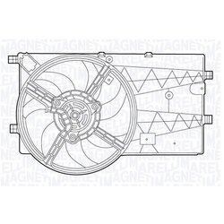 Ventilátor chladenia motora MAGNETI MARELLI 069422554010