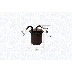 Palivový filter MAGNETI MARELLI 153071762555