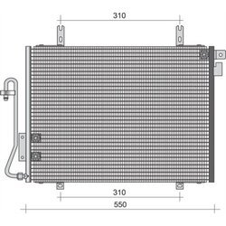 Kondenzátor klimatizácie MAGNETI MARELLI 350203399000