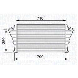 Chladič plniaceho vzduchu MAGNETI MARELLI 351319203510