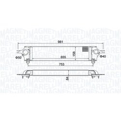 Chladič plniaceho vzduchu MAGNETI MARELLI 351319204390 - obr. 1