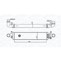 Chladič plniaceho vzduchu MAGNETI MARELLI 351319205400