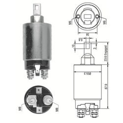 Elektromagnetický spínač pre štartér MAGNETI MARELLI 940113050332