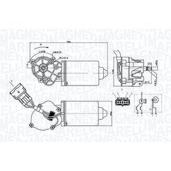 Motor stieračov MAGNETI MARELLI 064372000010