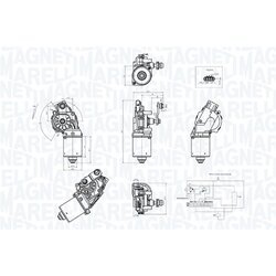 Motor stieračov MAGNETI MARELLI 064375700010