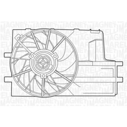 Ventilátor chladenia motora MAGNETI MARELLI 069422324010