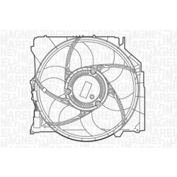 Ventilátor chladenia motora MAGNETI MARELLI 069422367010