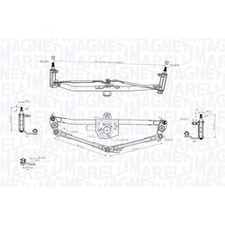 Mechanizmus stieračov MAGNETI MARELLI 085570720010