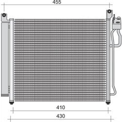 Kondenzátor klimatizácie MAGNETI MARELLI 350203252000