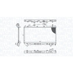 Chladič motora MAGNETI MARELLI 350213186200 - obr. 1