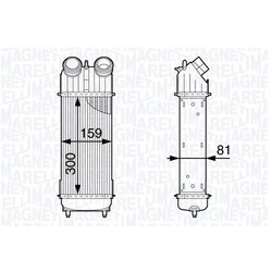 Chladič plniaceho vzduchu MAGNETI MARELLI 351319202030