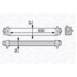 Chladič plniaceho vzduchu MAGNETI MARELLI 351319202980