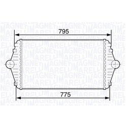 Chladič plniaceho vzduchu MAGNETI MARELLI 351319203430