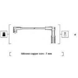 Sada zapaľovacích káblov MAGNETI MARELLI 941095760614