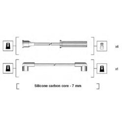 Sada zapaľovacích káblov MAGNETI MARELLI 941215080793