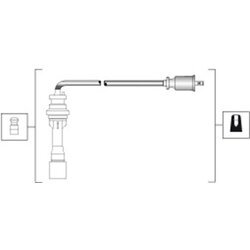 Sada zapaľovacích káblov MAGNETI MARELLI 941318111290
