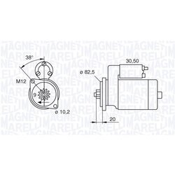 Štartér MAGNETI MARELLI 063522601010