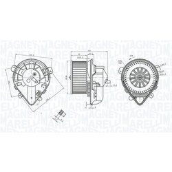 Vnútorný ventilátor MAGNETI MARELLI 069412403010