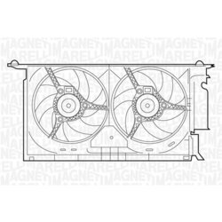 Ventilátor chladenia motora MAGNETI MARELLI 069422289010