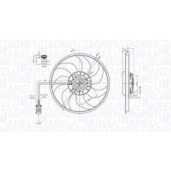 Ventilátor chladenia motora MAGNETI MARELLI 069422711010 - obr. 1