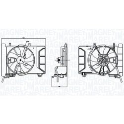 Ventilátor chladenia motora MAGNETI MARELLI 069422769010